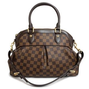 Louis Vuitton Trevi PM Handbag Shoulder Bag Damier Brown